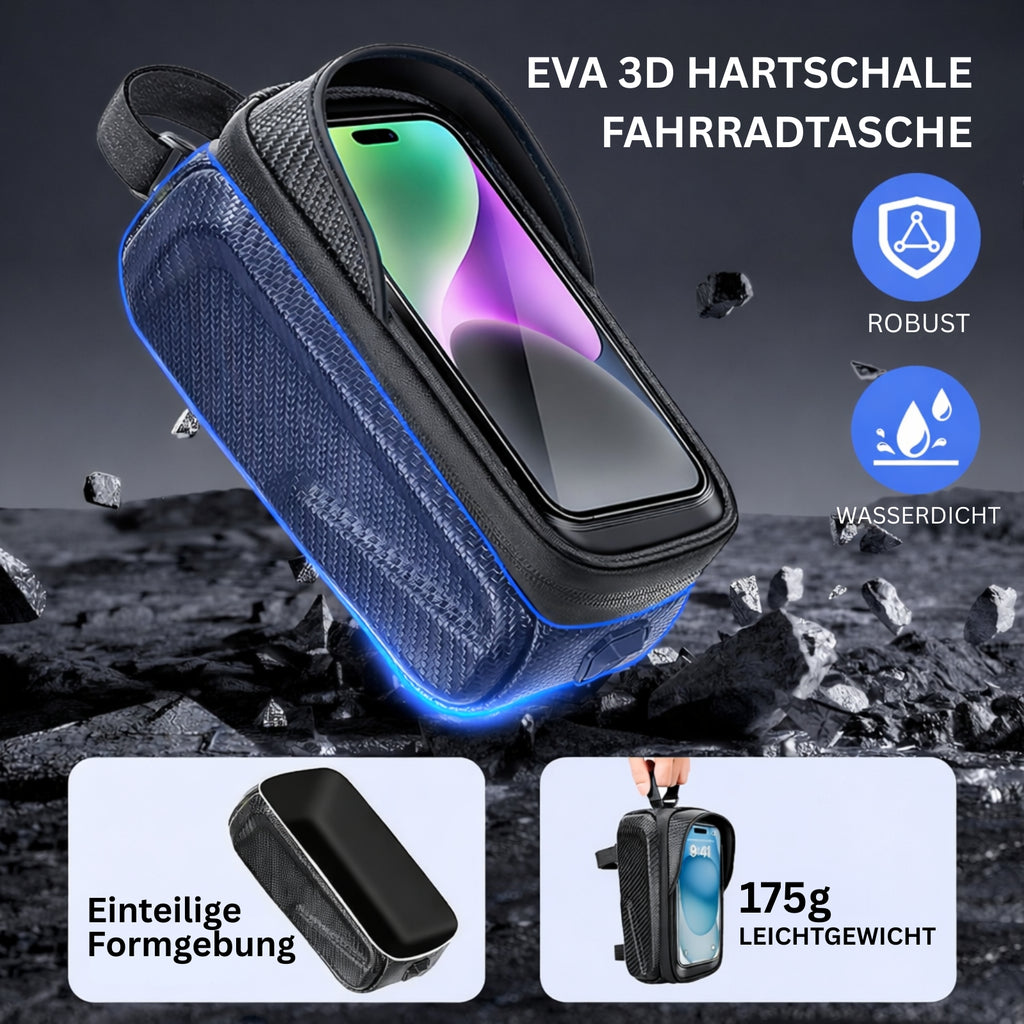 Fahrrad Rahmentasche mit Handyhalter